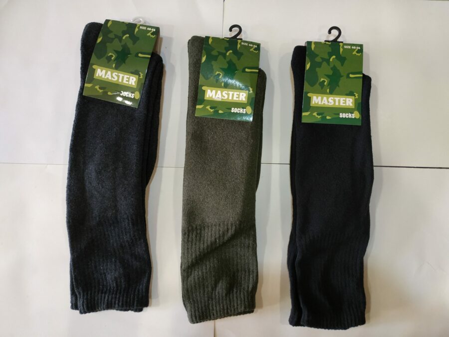 military sock men's master with double cotton towel long. one size (40-46)