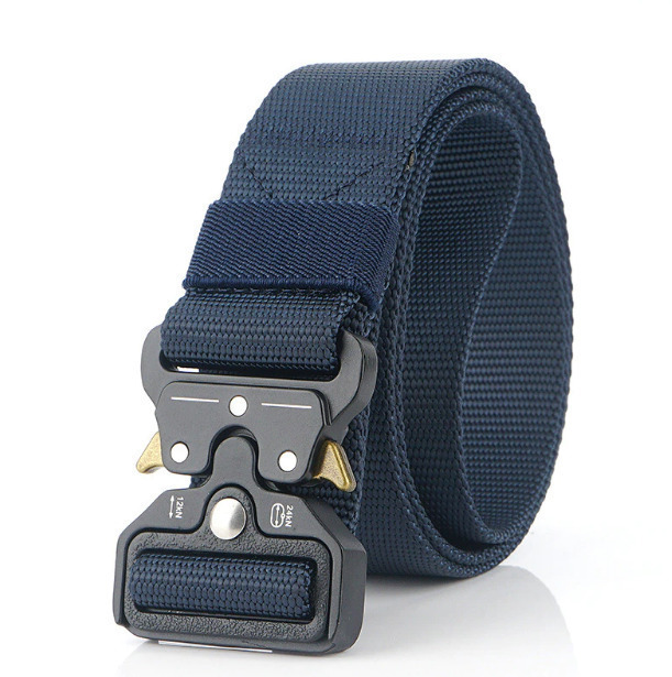 Military Belt Quick Release Strap 120cm. Blue 38mm