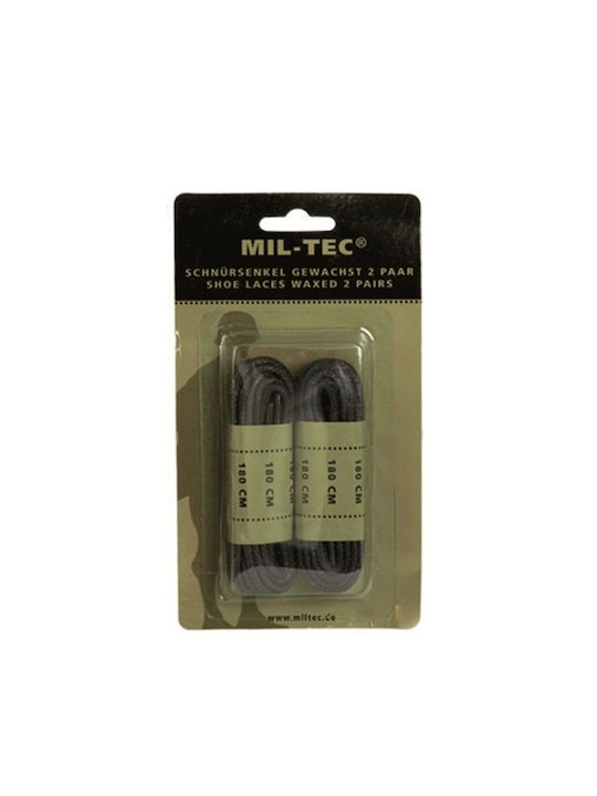 MIL-TEC ΚΟΡΔΟΝΙΑ ΠΑΠΟΥΤΣΙΩΝ ΜΑΥΡΑ 2ΤΜΧ 180cm