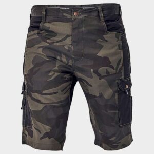 CRAMBE CAMOUFLAGE/VARIATION WORK SHORTS 65%poly-35%cott, 195 g/m²